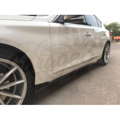 Накладки на пороги "HT" (Infiniti Q50) Накладки на пороги "HT" (Infiniti Q50)