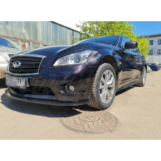 Сплиттер переднего бампера "HT" (Infiniti M25/M37 Y51 (2010-2013))