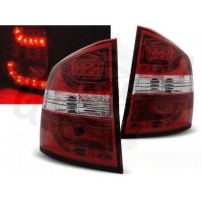 Задние фонари "LED Red&White" (Skoda Octavia 2 Kombi 2004-2012)