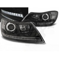  Передние фары "Daylight Blacke" (Skoda Octavia A5 2009-2012)
