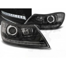  Передние фары "Daylight Blacke" (Skoda Octavia A5 2009-2012)