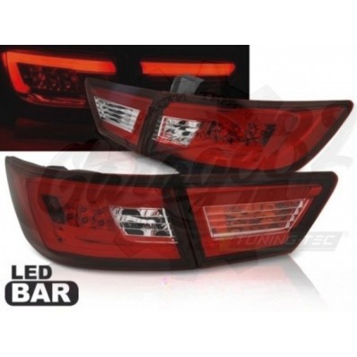 Задние фонари "LED BAR Red&White" (Renault Clio 4 Hatchback 2013-2016)