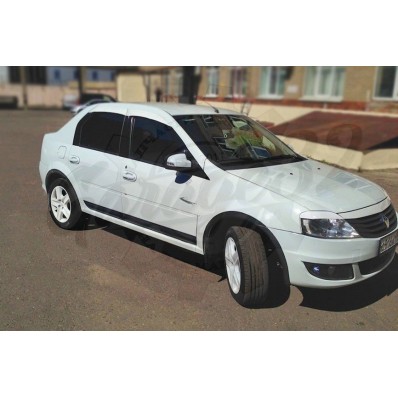 Накладки на колёсные арки "HT" (Renault Logan 2010-2013)