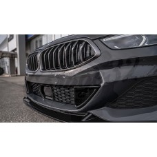 Центральные накладки переднего бампера "M-POWER" (BMW M850i G16)