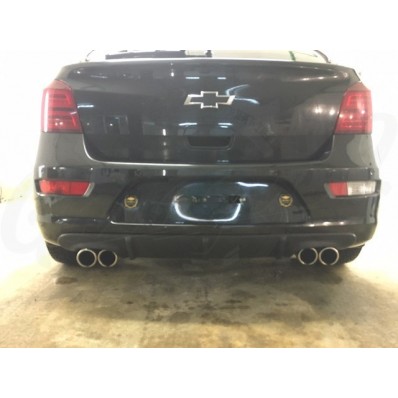 Диффузор на задний бампер "G32" (Chevrolet Cruze J300 2009-2015 hatch.)