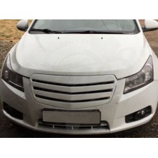 Решетка радиатора "Mercedes style" (Chevrolet Cruze J300 2009-2015 дорест.)