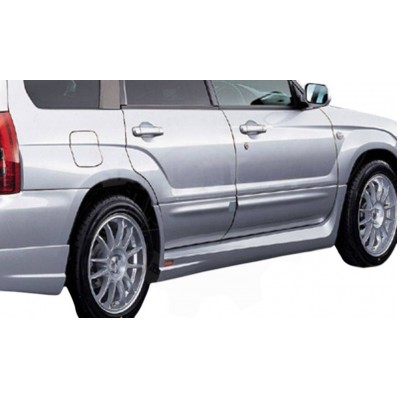 Накладки на пороги "Zero Sport" (Subaru Forester 2 SG 2002-2005)