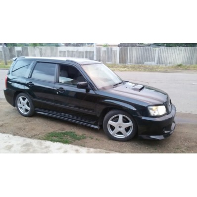 Накладки на пороги "Liberal" (Subaru Forester SG 2002-2005)
