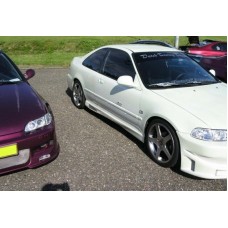 Накладки на пороги "ATS" (Honda Civic 5)