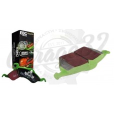 Колодки тормозные "EBC green" (Lexus IS200-300, Toyota Altezza, Subaru Imreza, Legacy)