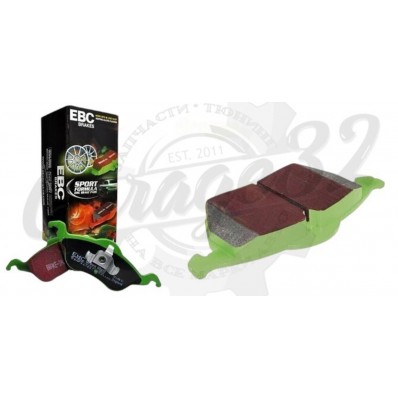 Колодки тормозные "EBC green" (Lexus IS200-300, Toyota Altezza, Subaru Imreza, Legacy)