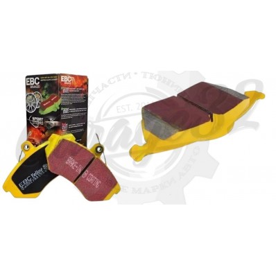 Колодки тормозные "EBC yellow" (Lexus IS200-300, GS300, GS430, Toyota Altezza, JZX110)