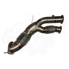 Даунпайп спорт "B57 50d" (BMW G30, G31, G11, G12, G05, G06, G07)