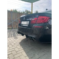 Диффузор заднего бампера ver.2 "M Tech" (BMW F10 rest/do rest)