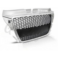  Решетки радиатора "GRILLE SPORT GLOSSY SILVER" (AUDI A3 8P 2008-2012)