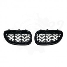Решётки радиатора "Dymond Black" (BMW E60/E61 2004-2009)
