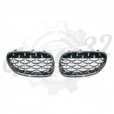 Решётки радиатора "Dymond Chrome" (BMW E60/E61 2004-2009)