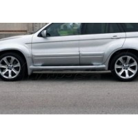 Накладки на пороги "AERO" (BMW X5 E53)