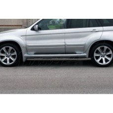 Накладки на пороги "AERO" (BMW X5 E53)
