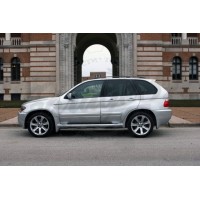 Накладки на пороги "AERO" (BMW X5 E53)
