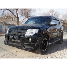 Накладка на бампер "Rally Art" (Mitsubishi Pajero 4)